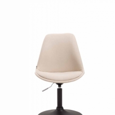 Jídelní židle Melisan, krémová / černá - 2