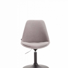 Jídelní židle Melisan, světle šedá / černá - 2