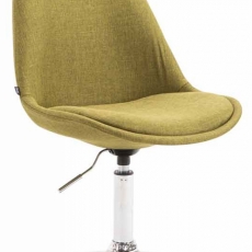 Jídelní židle Melisan, světle zelená / chrom - 1