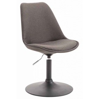 Jídelní židle Melisan, tmavě šedá / černá