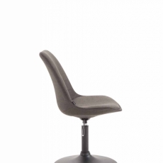 Jídelní židle Melisan, tmavě šedá / černá - 3