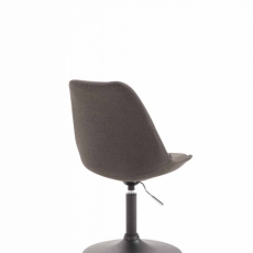 Jídelní židle Melisan, tmavě šedá / černá - 4