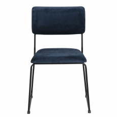 Jídelní židle Melodi  (SET 2 ks), modrá - 1