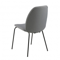 Jídelní židle Meredith (SET 2 ks), světle šedá - 6