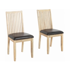 Jídelní židle Mia (SET 2 ks), krémová