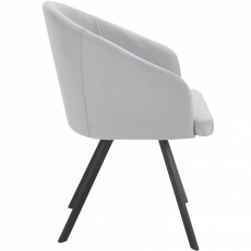 Jídelní židle Milan (SET 2 ks), šedá - 2