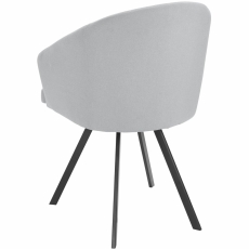 Jídelní židle Milan (SET 2 ks), šedá - 6