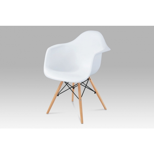 Jídelní židle Milana (SET 4 ks), bílá - 1