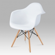 Jídelní židle Milana (SET 4 ks), bílá - 1