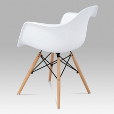 Jídelní židle Milana (SET 4 ks), bílá - 3