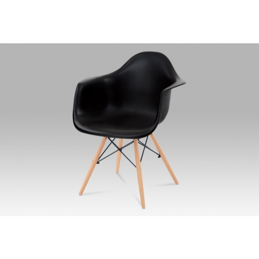 Jídelní židle Milana (SET 4 ks), černá - 1