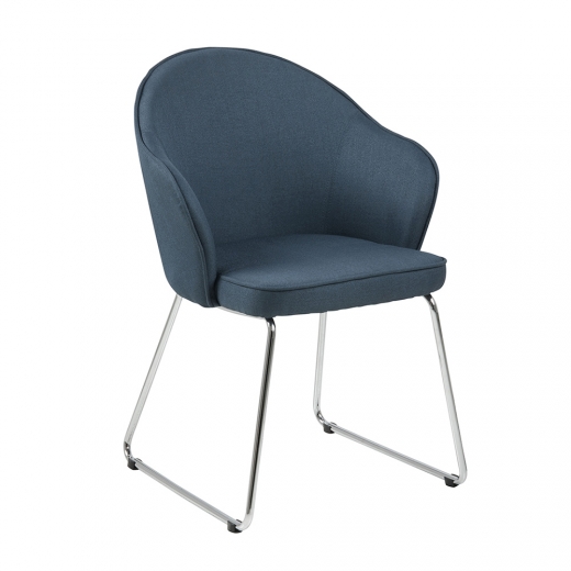 Jídelní židle Milena, tm. modrá - 1