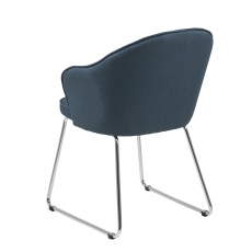 Jídelní židle Milena, tm. modrá - 4