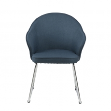 Jídelní židle Milena, tm. modrá - 2
