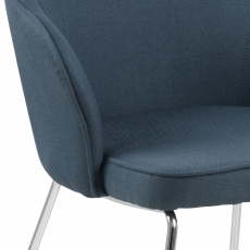 Jídelní židle Milena, tm. modrá - 6