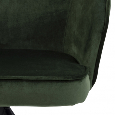 Jídelní židle Mitzie, zelená - 3