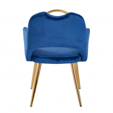 Jídelní židle Monky (SET 2 ks), modrá - 5