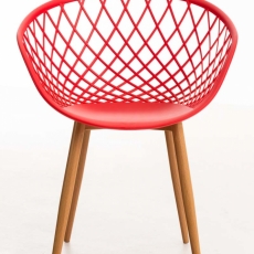 Jídelní židle Mora, červená - 2