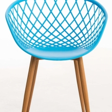 Jídelní židle Mora, modrá - 2