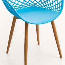 Jídelní židle Mora, modrá - 6