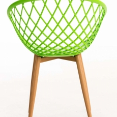 Jídelní židle Mora, zelená - 4