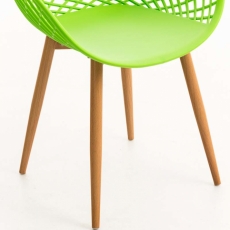 Jídelní židle Mora, zelená - 6