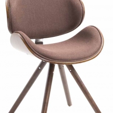 Jídelní židle Morgen textil, coffee - 1