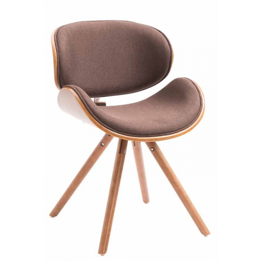 Jídelní židle Morgen textil, ořech - 1