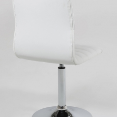 Jídelní židle na centrální noze Paula (SET 2 ks) bílá - 2