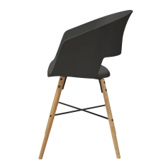 Jídelní židle Nadja (SET 2 ks), černá - 3