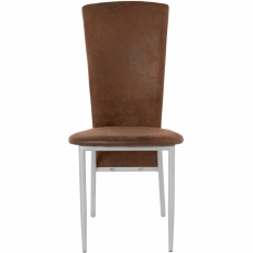 Jídelní židle Nanc (SET 2 ks), hnědá           - 2