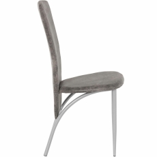 Jídelní židle Nanc (SET 2 ks), světle šedá - 3