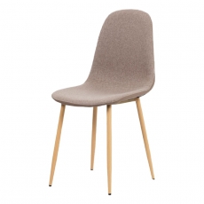 Jídelní židle Nancy (SET 4 ks), cappuccino - 1