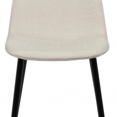 Jídelní židle Napier, textil, krémová - 2