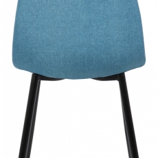 Jídelní židle Napier, textil, modrá - 4