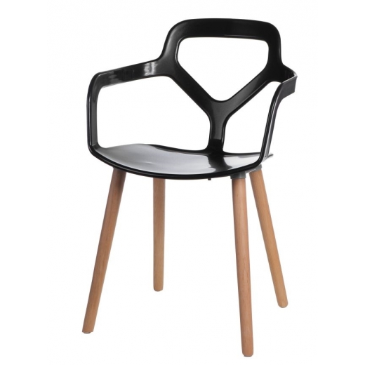 Jídelní židle Noir, černá - 1