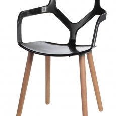 Jídelní židle Noir, černá - 1