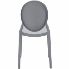 Jídelní židle Nona (SET 2 ks), šedá - 4