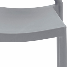 Jídelní židle Nona (SET 2 ks), šedá - 5