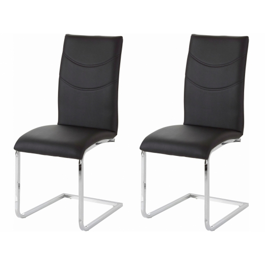 Jídelní židle Oten (SET 2 ks), černá - 1