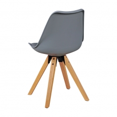 Jídelní židle Otto (SET 2 ks), šedá - 5