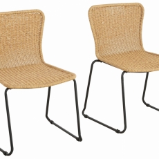 Jídelní židle Parika (SET 2 ks), béžová - 1