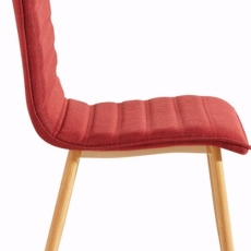Jídelní židle Port (SET 2 ks), červená - 3