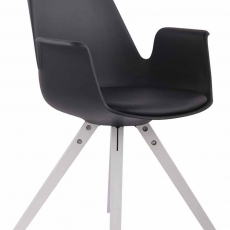 Jídelní židle Prins, bílé nohy - 4