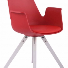 Jídelní židle Prins, bílé nohy - 8