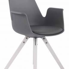 Jídelní židle Prins, bílé nohy - 2