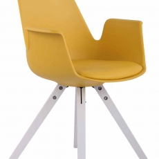 Jídelní židle Prins, bílé nohy - 6