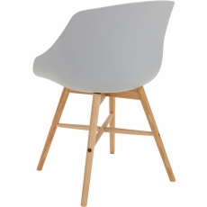 Jídelní židle Pula (SET 2 ks), šedá - 5