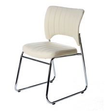 Jídelní židle Queens (SET 4 ks), krémová - 1