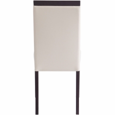 Jídelní židle Reve (SET 2 ks), krémová / černá - 4